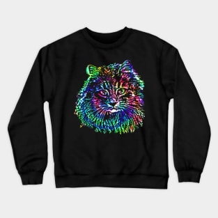 Glow Kitty Crewneck Sweatshirt